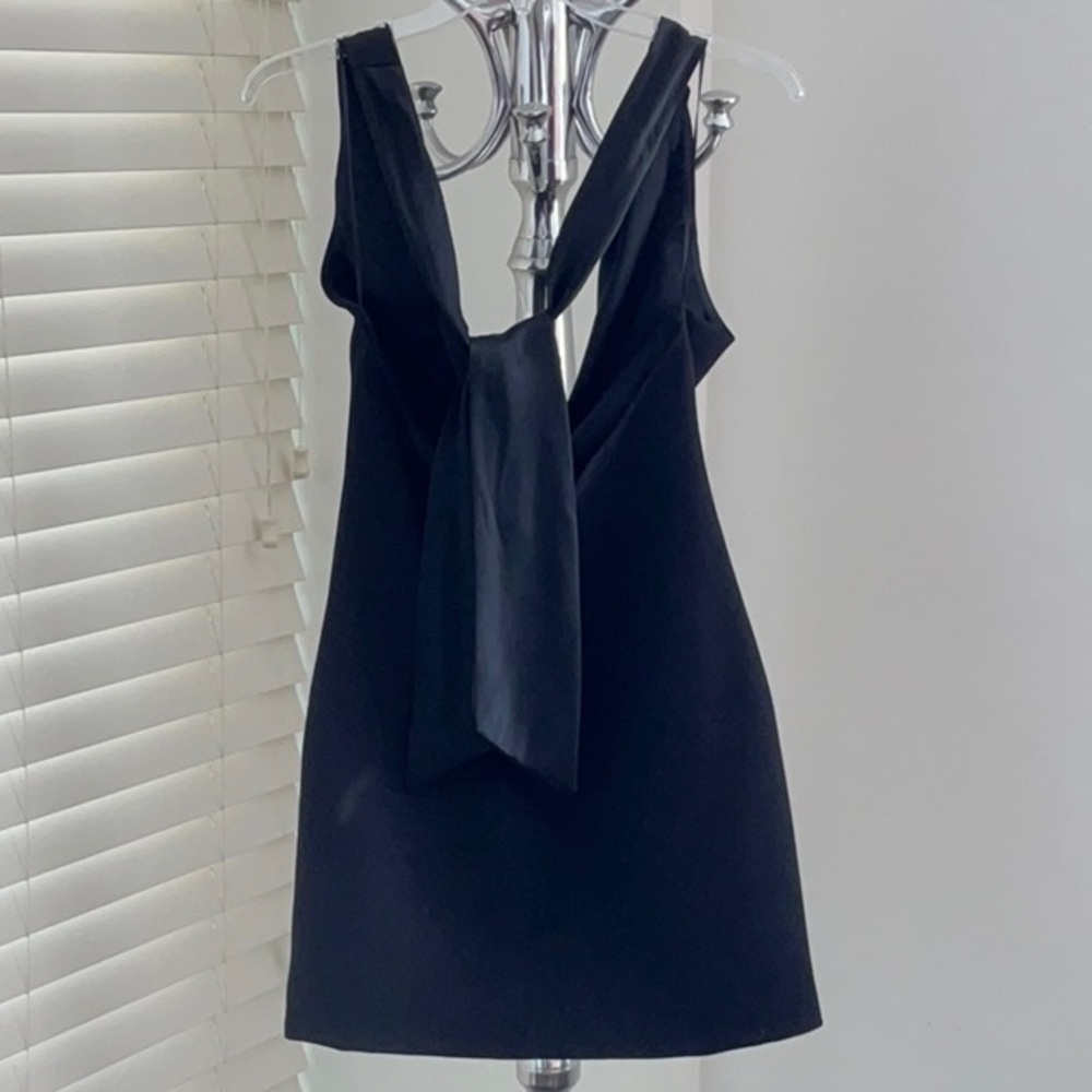 Chic Black Sleeveless Dress - Picture 7 of 7